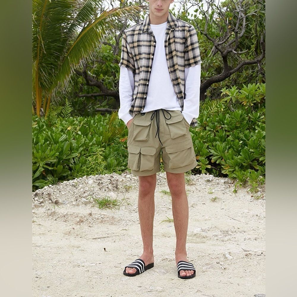 PacSun Nylon Front Pocket Shorts Size XL